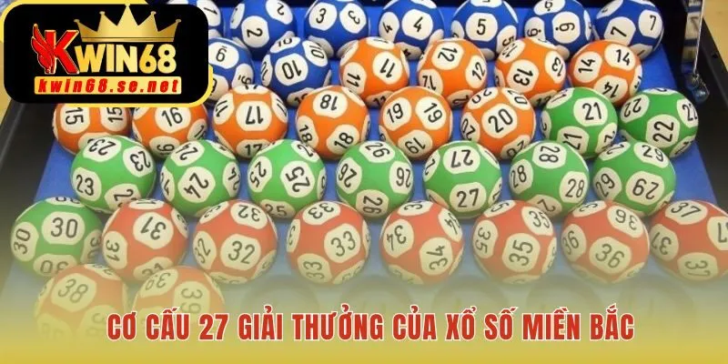 Cơ cấu giải thưởng Xổ Số Miền Bắc có 8 hạng mục giá trị